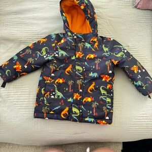 The Children's Place Orange-Lined Navy Jacket